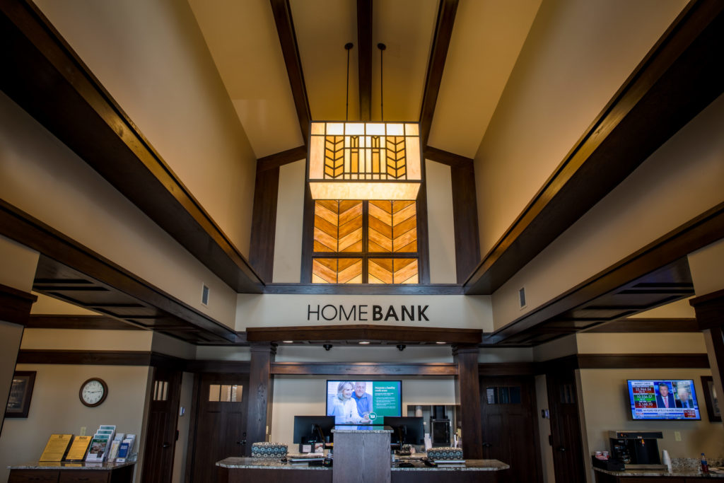 Homebank building lobby